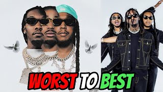 Worst to Best  Migos quotCulture 3quot RANKED [upl. by Eanehs754]