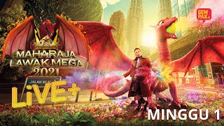 LIVE Maharaja Lawak Mega 2021 Live   Minggu 1 [upl. by Aicertal747]