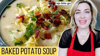 Loaded Baked Potato Soup [upl. by Atiuqrehs]