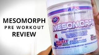 APS Mesomorph Pre Workout Review  Rocket Pop [upl. by Kalindi]