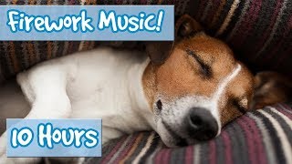 Relaxing Music for Dogs to calm from Fireworks loud noises  includes desensitising sound effects [upl. by Harmaning689]