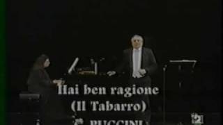 Jaume Giacomo Aragall  79  Hai ben ragione Il Tabarro  Recital Madrid 1998 [upl. by Akimot]