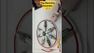 Free Electricity Generator shorts experiment outofmind funny [upl. by Ecilayram275]