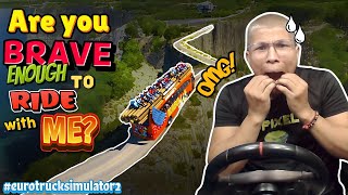 Most extreme and dangerous road in the world ep42 ets2 extreme dangerousdriving ats [upl. by Fang]