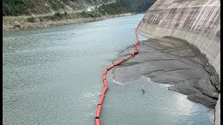 Dam spillway amp dam sediment flushing [upl. by Nanah]