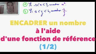 Encadrer un nombre à laide dune fonction de référence 12 [upl. by Tunk]