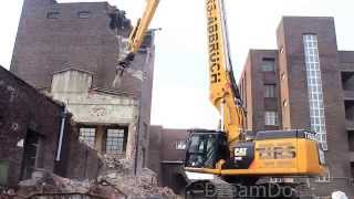 CATERPILLAR 349E LONGFRONT EXCAVATOR HIGH REACH DEMOLITION MACHINE [upl. by Kerk]