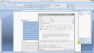 Learning Stylesheets in MS Word  Beginner [upl. by Balduin999]