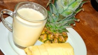 Pina Colada Cocktail ohne Alkohol  Drink Rezept von einfachKochen [upl. by Adnilra]