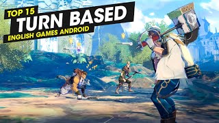 Top 15 English Turn Based RPG Games for Android 2024 [upl. by Tindall]