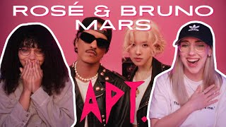 COUPLE REACTS TO ROSÉ amp Bruno Mars  APT Official Music Video [upl. by Leddy]