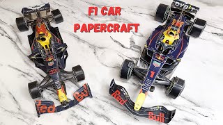 F1 car Redbull RB16 amp RB18 Papercraft [upl. by Carmelo]