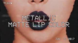 PONY EFFECT Metallic Matte Lip Color 8 Colors [upl. by Adiaz399]