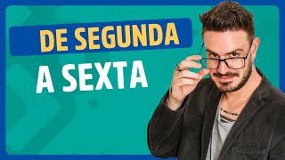 DE SEGUNDA A SEXTA VAI CRASE dicasdeportuguês [upl. by Nigam215]