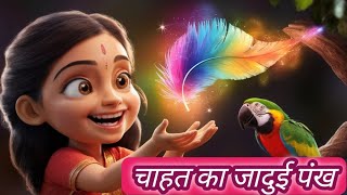 चाहत का जादुई पंख  New Hindi story  Kids story Bed time story Hindi Moral stories [upl. by Slemmer]