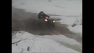 vintage BILLSTMAXX ATV POLARIS SPORTSMAN 700 winter swamp run from 2008 [upl. by Bellda]