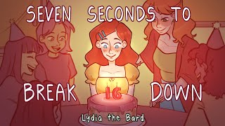 Lydia the Bard  Seven Seconds to Breakdown Official Animatic Lyric Video [upl. by Schuler]