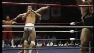 Tommy Angel amp Italian Stallion v Mike Rotundo amp Rick Steiner [upl. by Ardnasac]