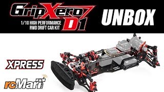 Xpress GripXero D1 110 High Performance RWD Drift Car Kit Unbox XP90007 [upl. by Aduh]