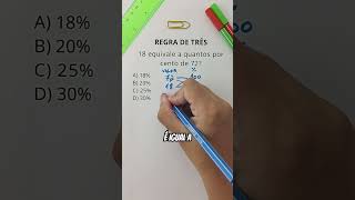 Regra de 3 🔥 matemática [upl. by Yvel57]