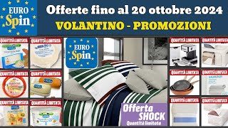 volantino EUROSPIN fino al 20 ottobre 2024 ✅ Quantità Limitata 🔥 Offerte casa cucina e letto [upl. by Seilenna879]