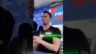 Why COLLEGE is a “SCAM”⁉️✅❌ charliekirk debate [upl. by Mloc]