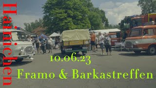 Framo und Barkastreffen 100623 Hainichen  Sachsen Uncut Version 4K Originalsound ohne Musik [upl. by Blancha]