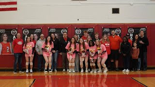 Girls Varsity Volleyball Baldwinsville VS Henninger 10242024 Seniors Night [upl. by Ahseiat]