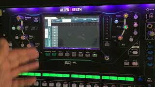 Sq5 Allen amp Heath Video 1 ruteo de entradas [upl. by Asatan]