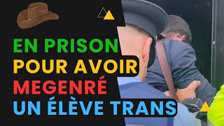 Un Enseignant Incarcéré 107j Pour Avoir Refusé D’utiliser Le Pronom Trans D’un Élève [upl. by Suneya537]