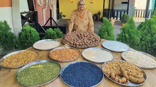 Healthy Dry Fruits Recipe  Veg Village Food [upl. by Noiramaj408]