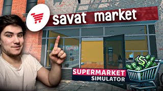 SUPERMARKETGA NOMI BERDIM BIZNES YAXSHI RIVOJLANMOQDA SUPERMARKET SIMULATOR [upl. by Innaig]