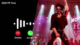 Not Ramaiya Vastavaiya Song Ringtone  Jawan  Shah Rukh Khan Atlee Anirudh  BGM PR Tone [upl. by Ela]