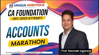 CA Foundation  Accounts  NA  Dec 2023 [upl. by Dianthe284]