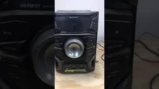 Aparelho de Som Rádio Toca Fitas e CD Sony Genezi MHCEX88 [upl. by Eibob]