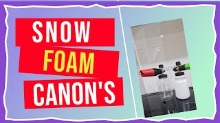 Comparing snow foam cannons [upl. by Leiru]