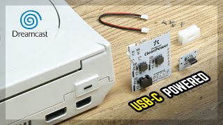 The Dream of USBC Powered Dreamcast is HERE CleanPower by RetroSix [upl. by Zachary]