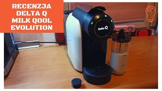 Recenzja ekspresu Delta Q Milk QOOL Evolution  tani kapsułkowy ekspres DeltaQ z Biedronki ☕️🤓 [upl. by Aryad417]