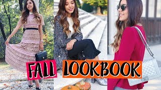 AUTUMN LOOKBOOK 2017 🍁 6 OUTFIT FOR FALL  Vanessa Ziletti [upl. by Bilek]