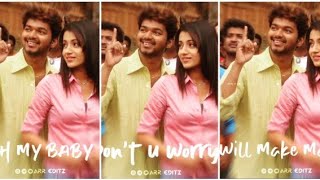 Oh My Baby 💞 Lelakku Lelakku 💞 Aathi 💞 Vijay 💞 Trisha 💞 Motivational WhatsApp Status [upl. by Nnaeus523]