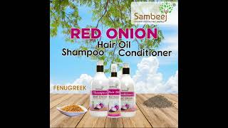 Red onion hair oil shampoo conditioner [upl. by Garlan]