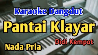 PANTAI KLAYAR  KARAOKE  NADA PRIA COWOK  Didi Kempot  Audio HQ  Live Keyboard [upl. by Elakram]