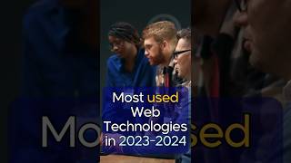 Most Used Web Technologies in 20232024 [upl. by Jade]