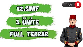 12SINIF İNKILAP TARİHİ 3 ÜNİTE FULL TEKRAR Atatürkçülük ve Türk İnkılabı TYT AYT [upl. by Paviour]