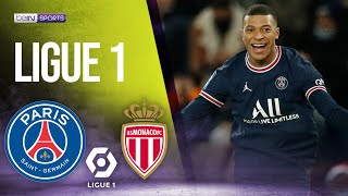 PSG vs AS Monaco  LIGUE 1 HIGHLIGHTS  12122021  beIN SPORTS USA [upl. by Ardnahsal558]