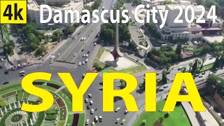 Damascus City 2024  Syria 4K By Drone [upl. by Josi]