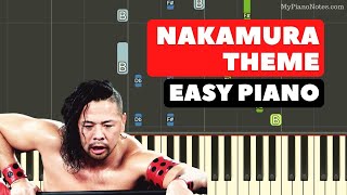 Shinsuke Nakamura Theme Song  Piano Tutorial for WWE Fans  Learn How to Play [upl. by Eolcin]