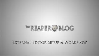 External Editor Setup amp Workflow in REAPER [upl. by Franek191]