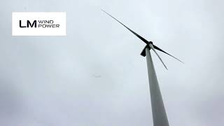 Wind Turbine Sound Sample  LM Wind Power Blades [upl. by Mamie730]