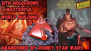 Sith Holocrons amp Lore  Masterful World Building [upl. by Redyr]